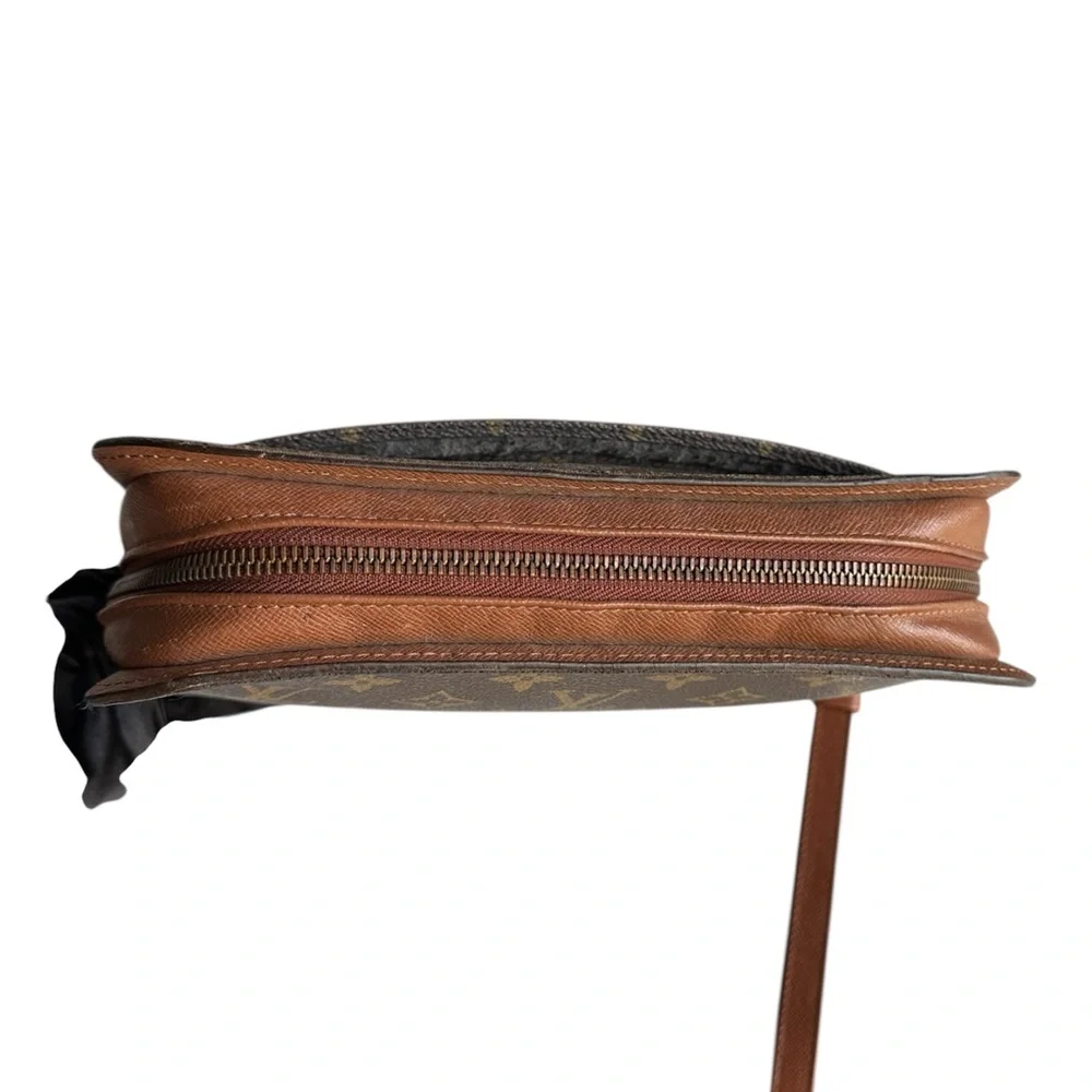 Stunning Brown and Gold Monogram Pouch